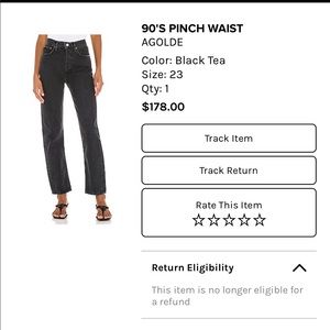 90s pinch waist jeans